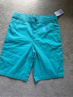 Carter's Aqua Flat Front Kids Shorts
